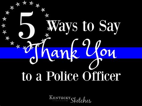 free printable thank you cards for police officer|thank you messages for police service.